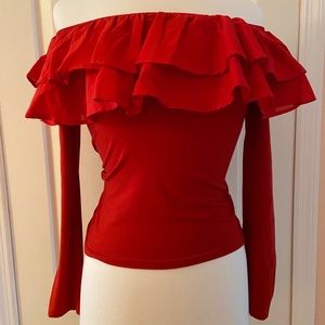 Ruffles Off Shoulder Blouse